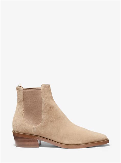 michael kors lottie suede ankle boot|MICHAEL Michael Kors Women's Lottie Booties .